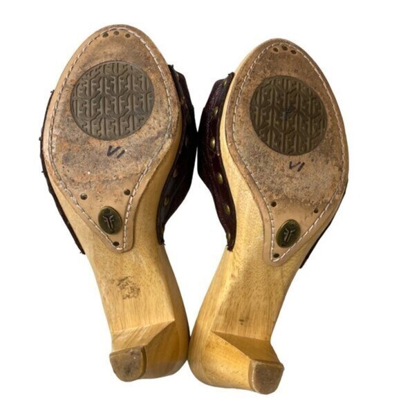 Frye Womens Shoes‎ 6.5 Sammy 73745 Brown Leather S - Picture 7 of 8